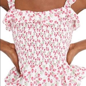 Jcrew Liberty Floral Smocked Tank Size Small